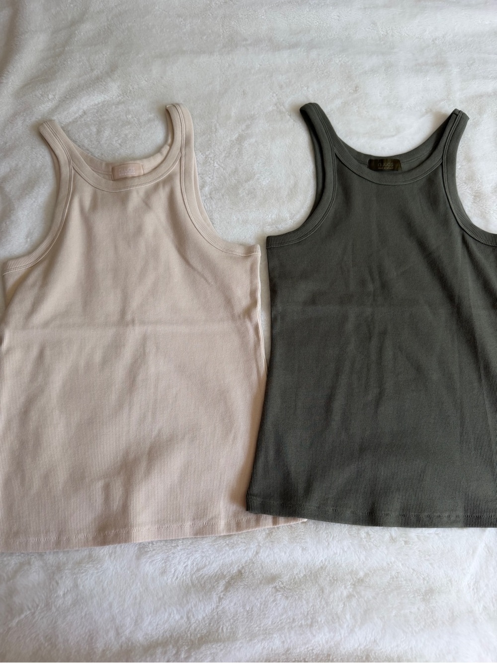 Nuuds Essential Ribbed Tank Bundle Size Small